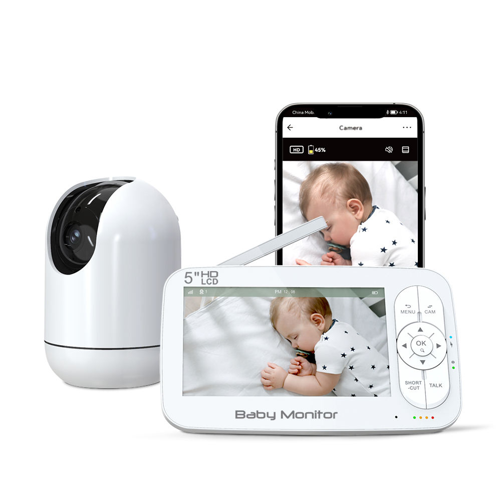 Baby Products Video - 5인치 2MP 1080P 앱 원격 제어