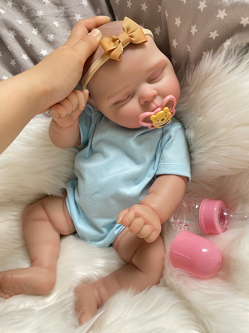 Baby Products Drawing - 코케라 20인치/50cm 리얼 베이비돌 리본돌 부드러운