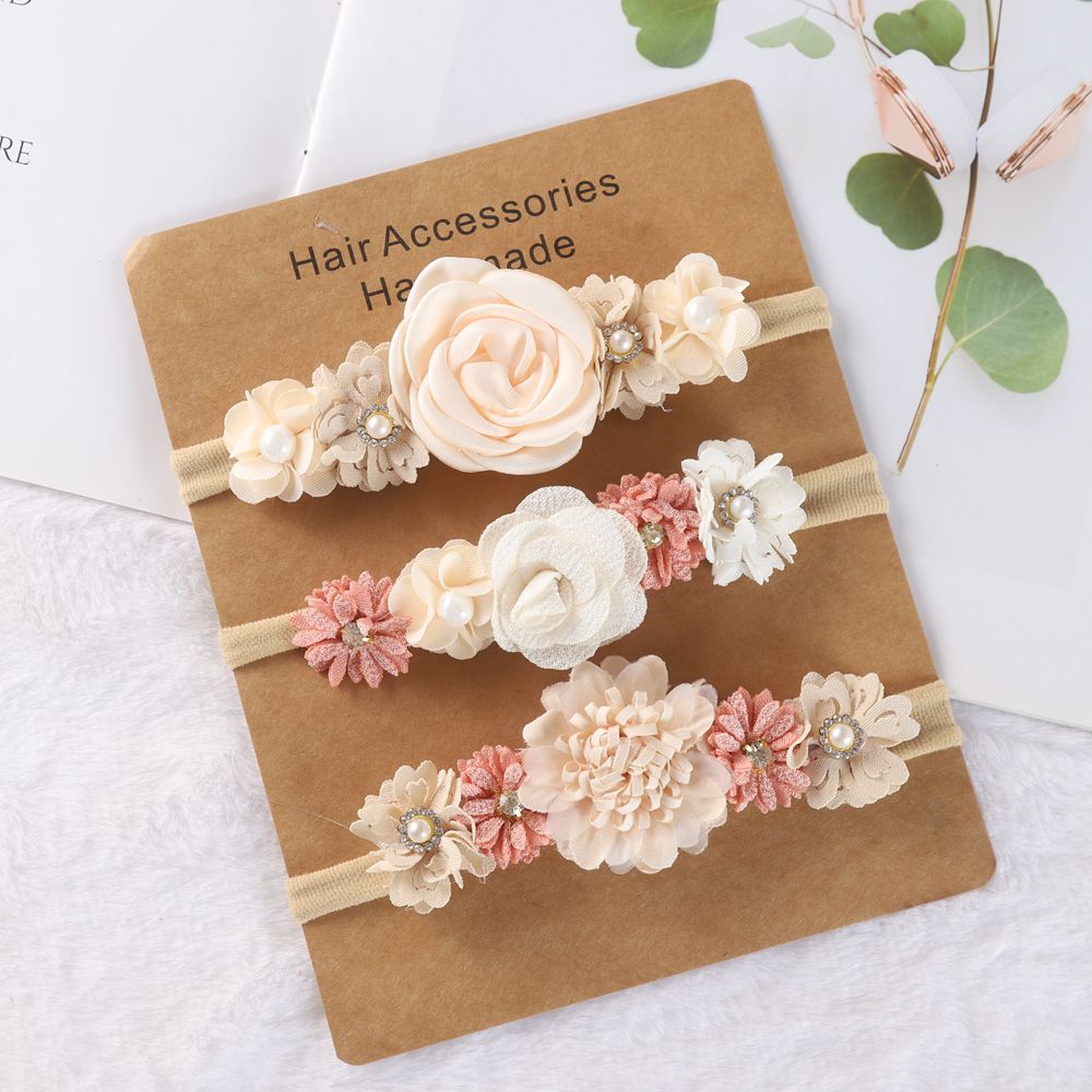Baby Products Set - 3pcs 아기 소녀 머리띠 세트 귀여운