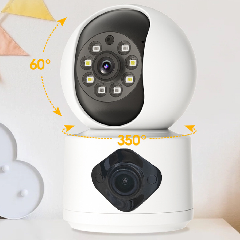 YI Lot APP 4MP 듀얼 렌즈 풀 컬러 무선 P - Baby Products Video 리뷰 및 가격