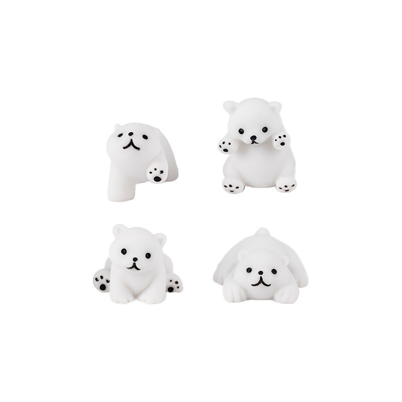 깜짝 팝 귀여운 아기 흰색 북극곰 피규어 레진 따뜻한  - Baby Products Good For Adults 리뷰 및 가격