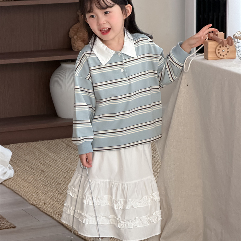 2026년 봄 신상품 아동용 한국판 레이스 펀칭 스커트 - Baby Products Korean 리뷰 및 가격