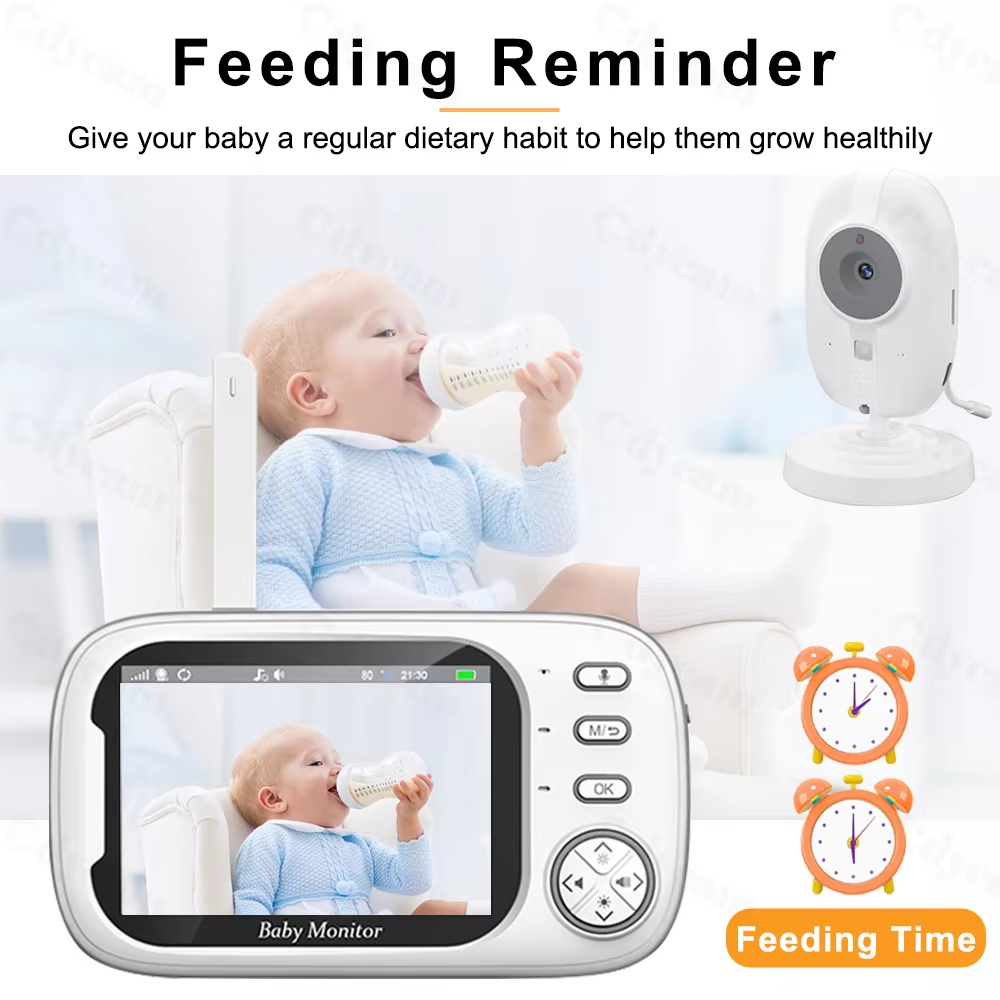 3.5인치 카메라와 오디오 기능이 있는 베이비 모니터, - Baby Products Video 리뷰 및 가격
