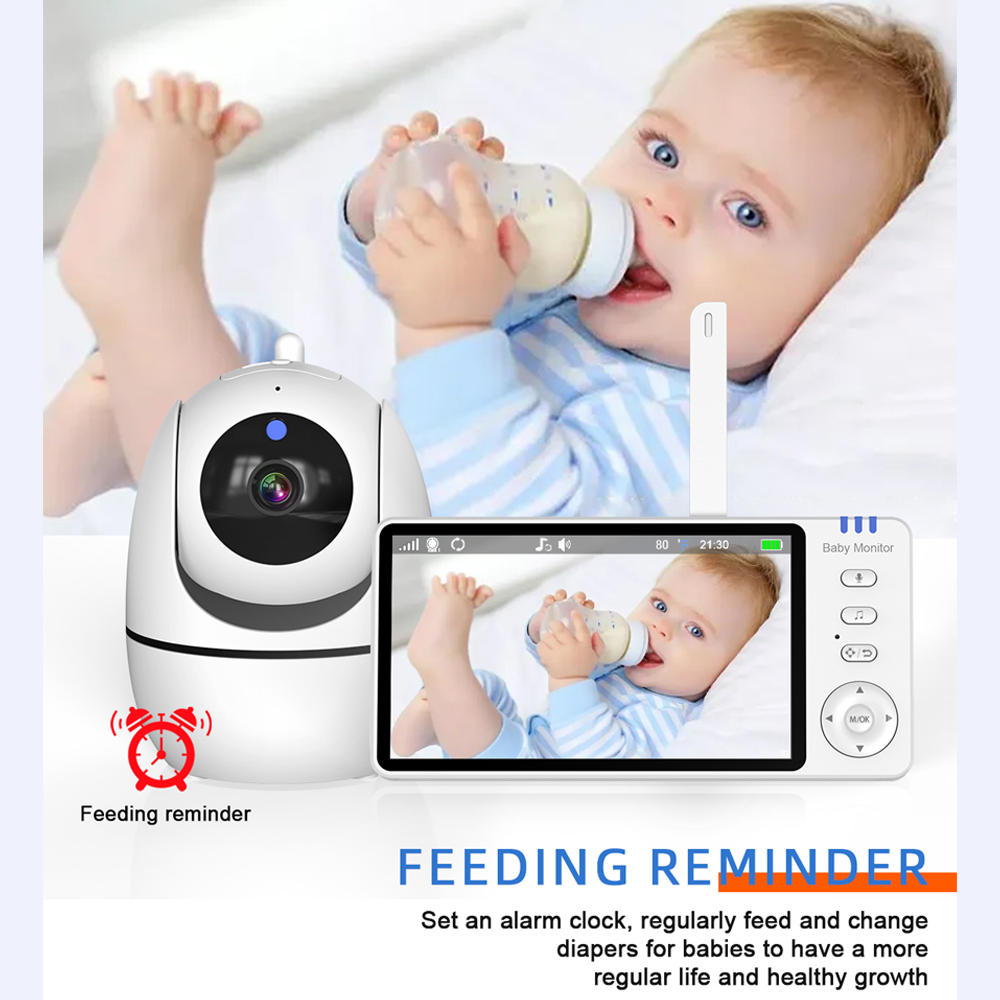 카메라와 오디오가 포함된 비디오 베이비 모니터, 5인치 - Baby Products Video 리뷰 및 가격