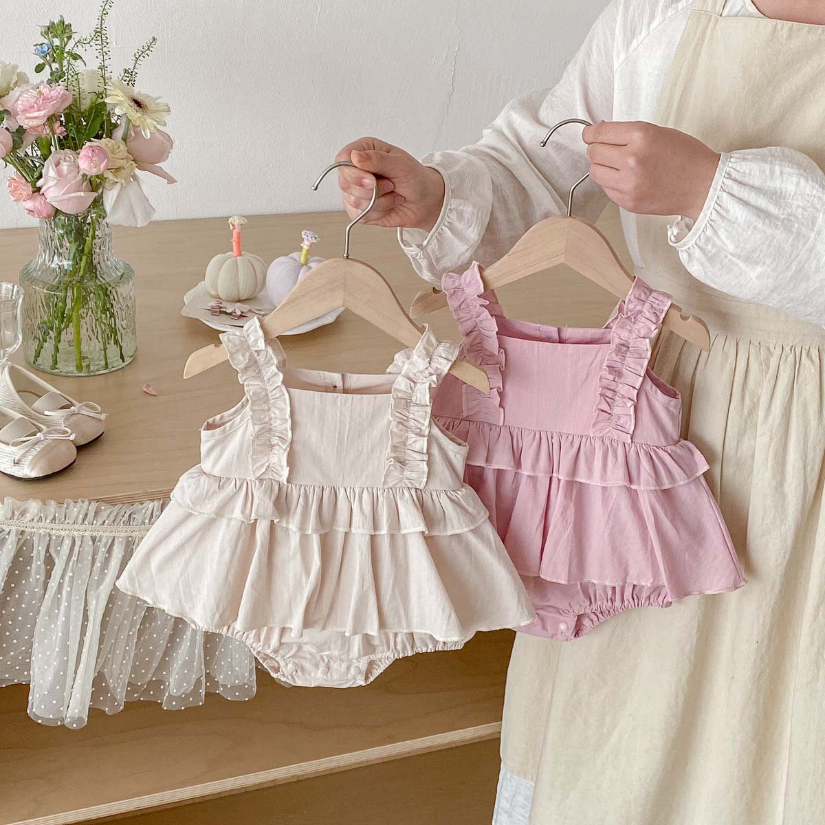 여아 여름 신상품 2026 캐미솔 점프수트 아기 한국판 - Baby Products Korean 리뷰 및 가격