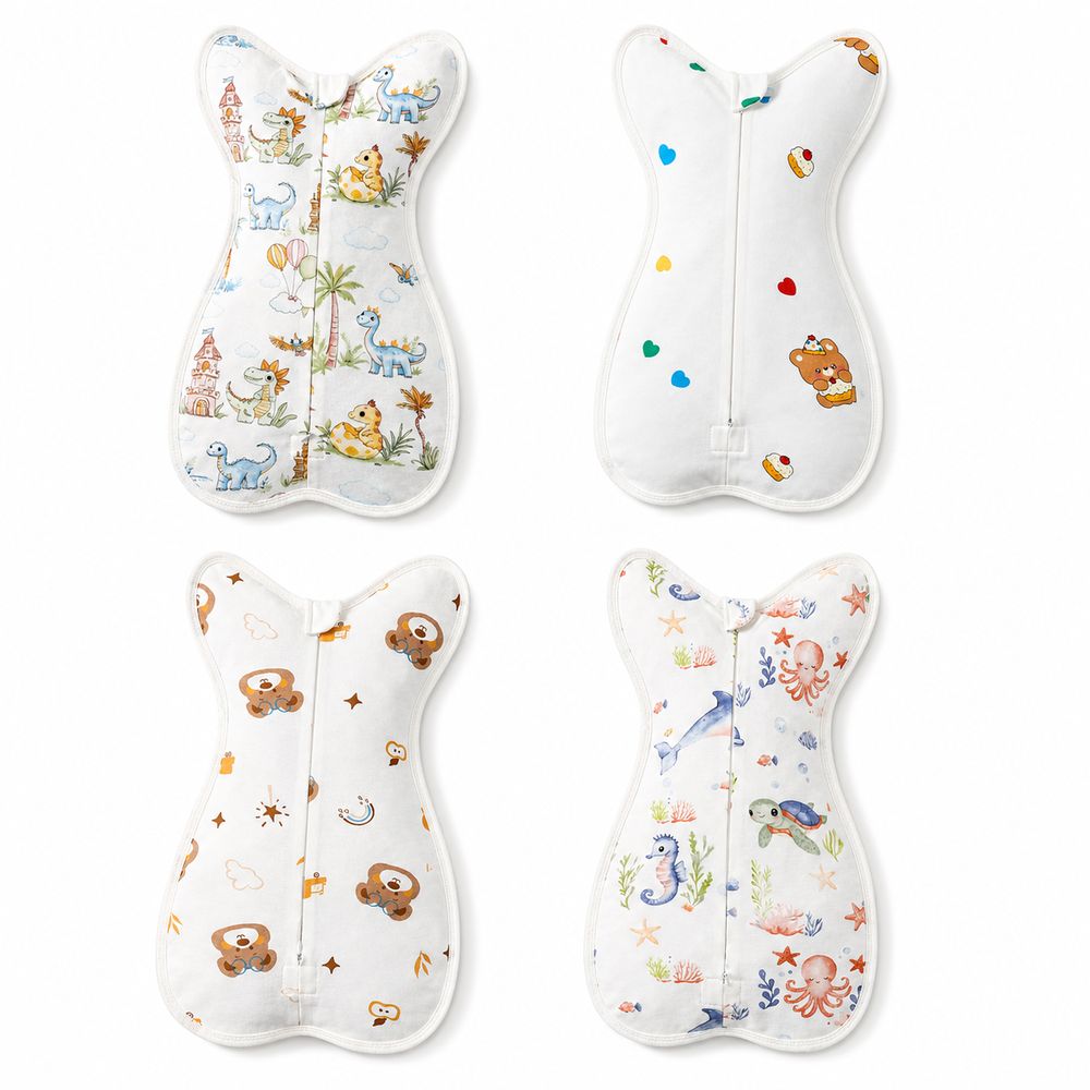 면 소재 아기 포대기 지퍼형 프린트 패턴 신생아 수면  - Baby Sleep Sack 리뷰 및 가격