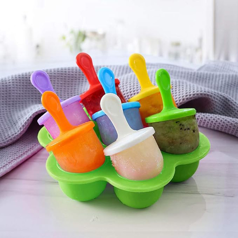1개 7구 DIY 아이스크림 실리콘 몰드 아이스크림 볼 - Baby Products Cream 리뷰 및 가격